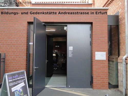 memorial and educational-institution andreassteet in erfurt