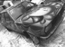surrealistisch bemaltes auto