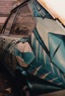 surrealistisch bemaltes Auto